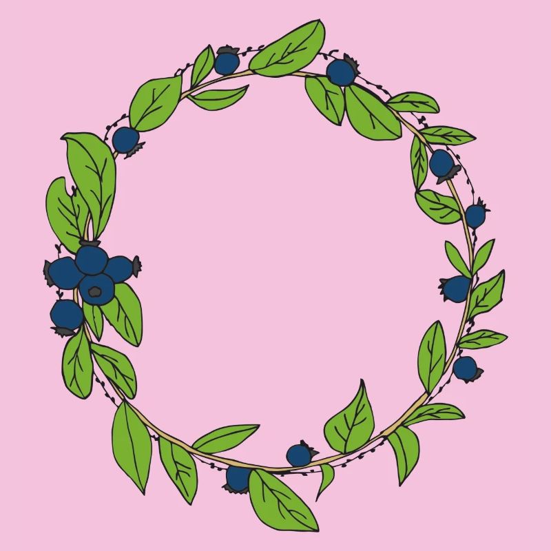 couronne de bleuets
