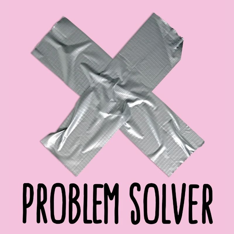 Funny Tape Man Father Problem solver