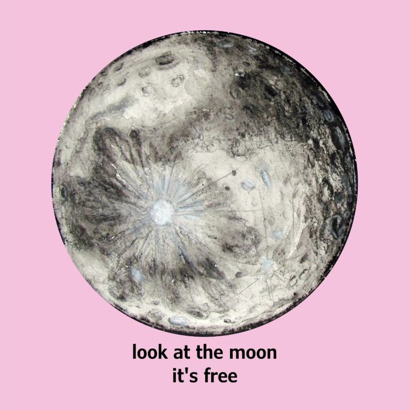 regarde la lune, c'est gratuit