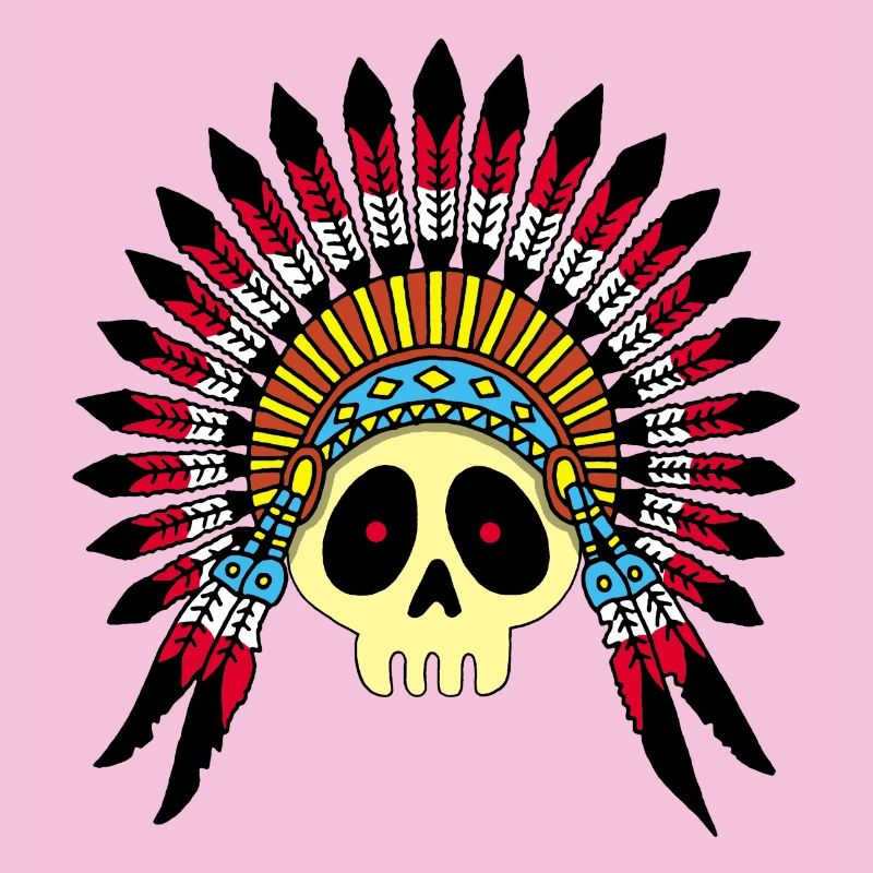 Indianerhäuptling Schädel