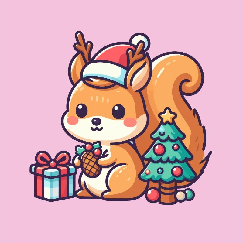 Kleines Weihnachtshörnchen