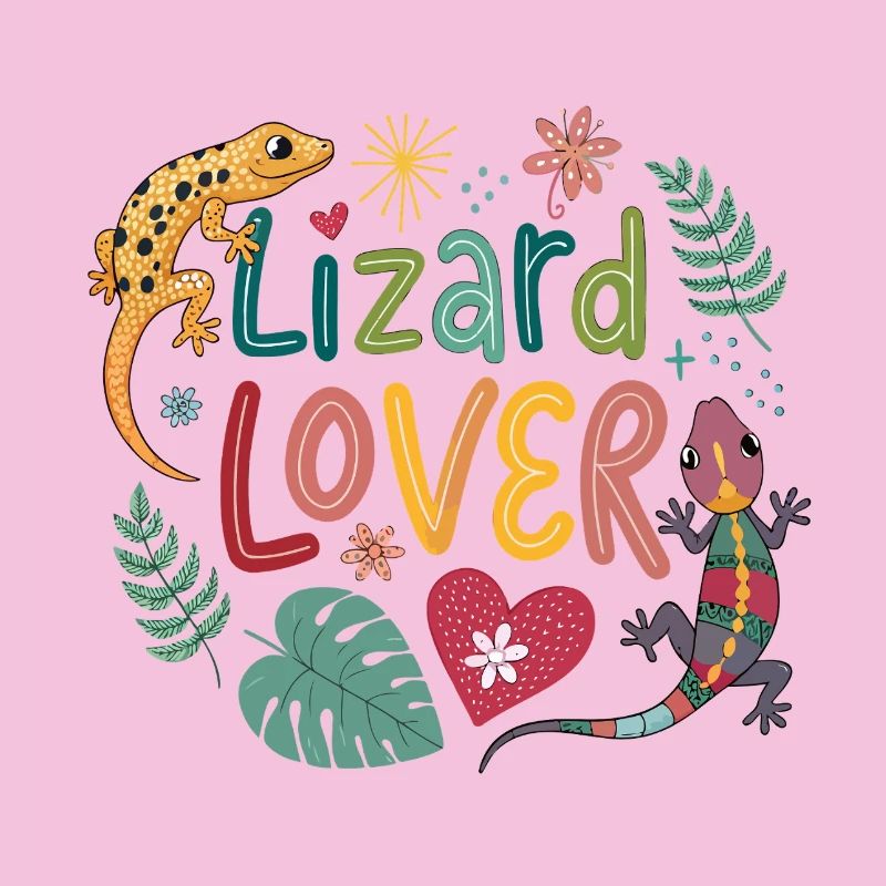Lizard Lover Illustration