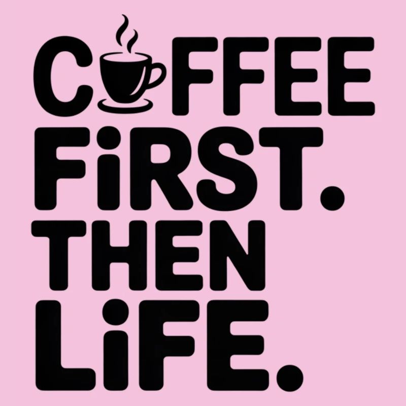 Erst der Kaffee, dann das Leben