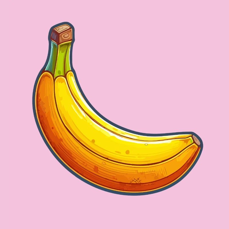 Banane Pop Art Bunter Spaß