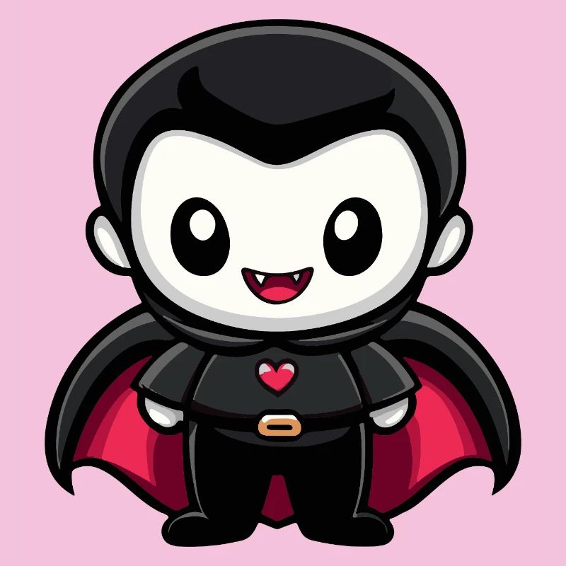 Vampire Halloween Cute Comic