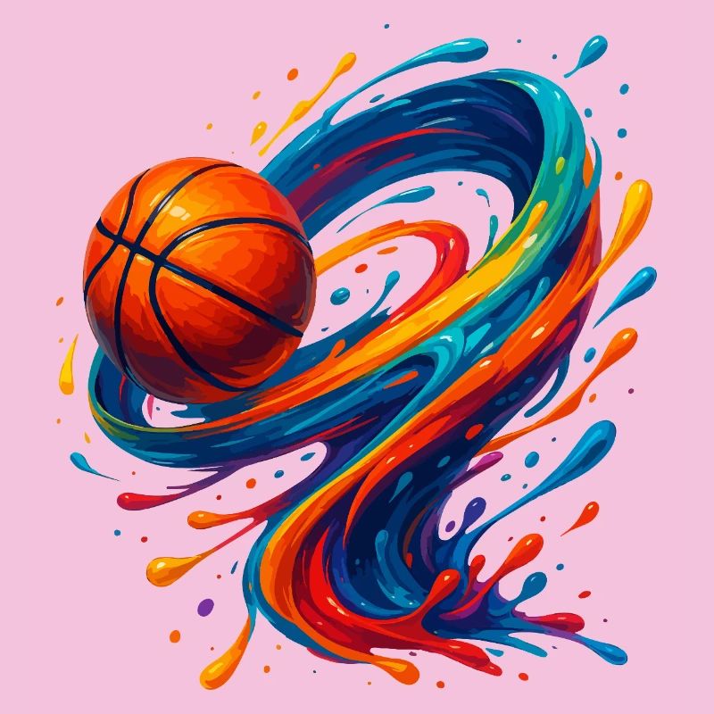 Éclaboussure de basket-ball Vibrant Orbit