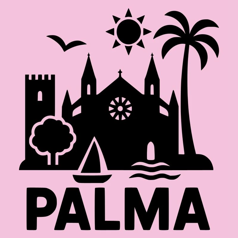 palma silhouette mallorca