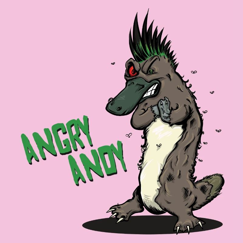 Andy en colère - Ornithorynque