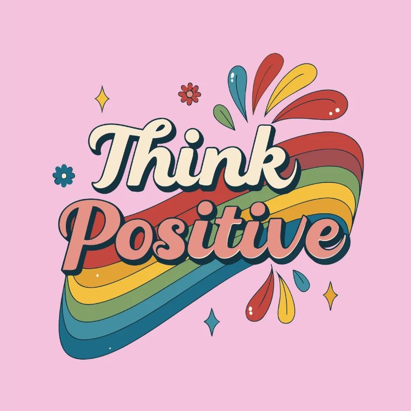Pense Positive Arc en Ciel