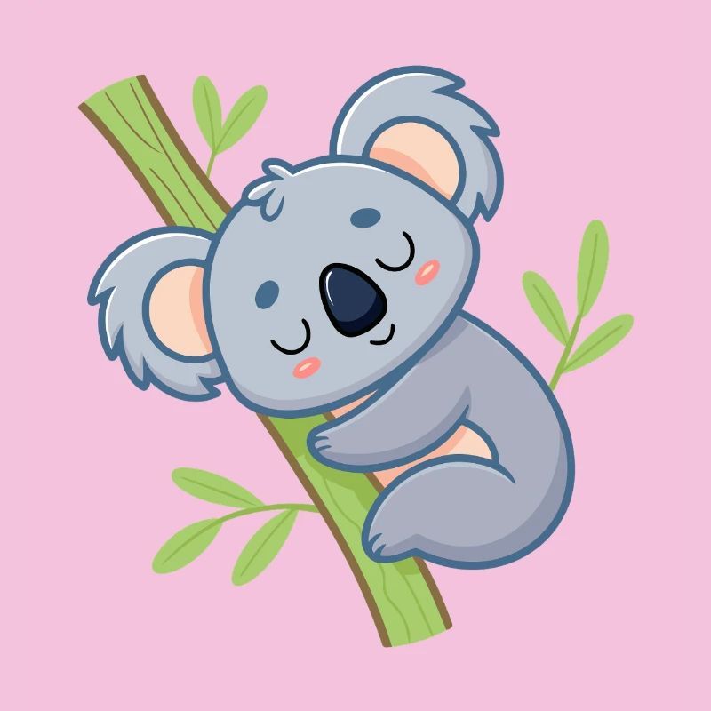 Weiche Ast-Schläfer-Koala