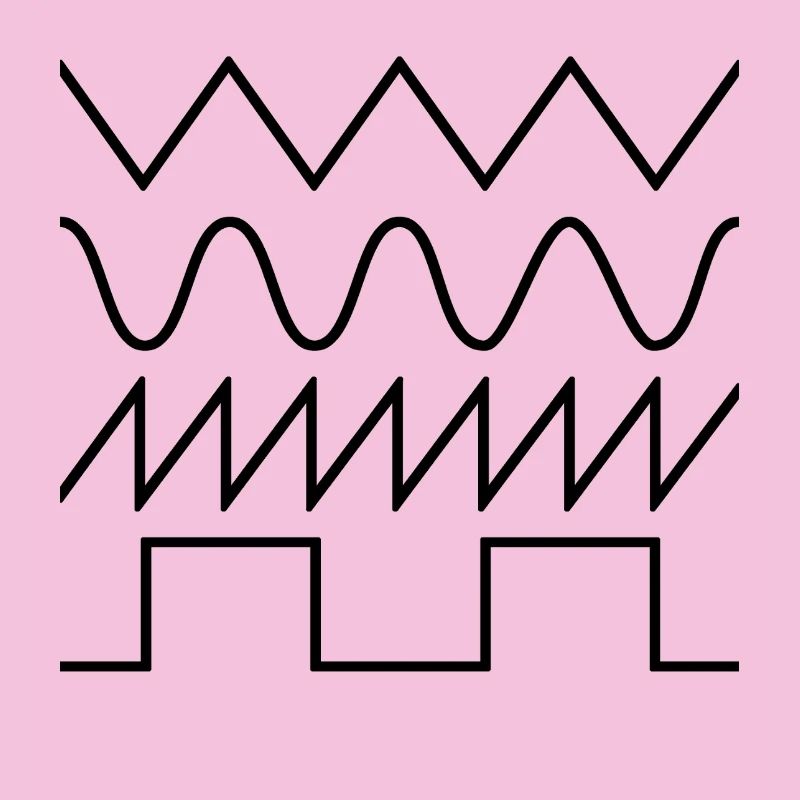Synthesizer Waveforms (police noire) #2