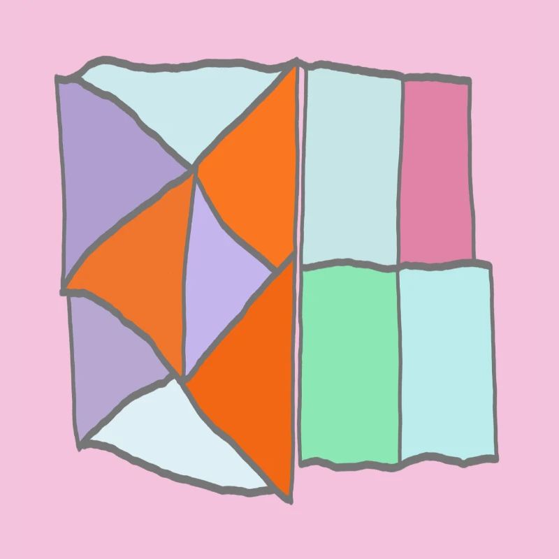 Geometric Patchwork Mosaic