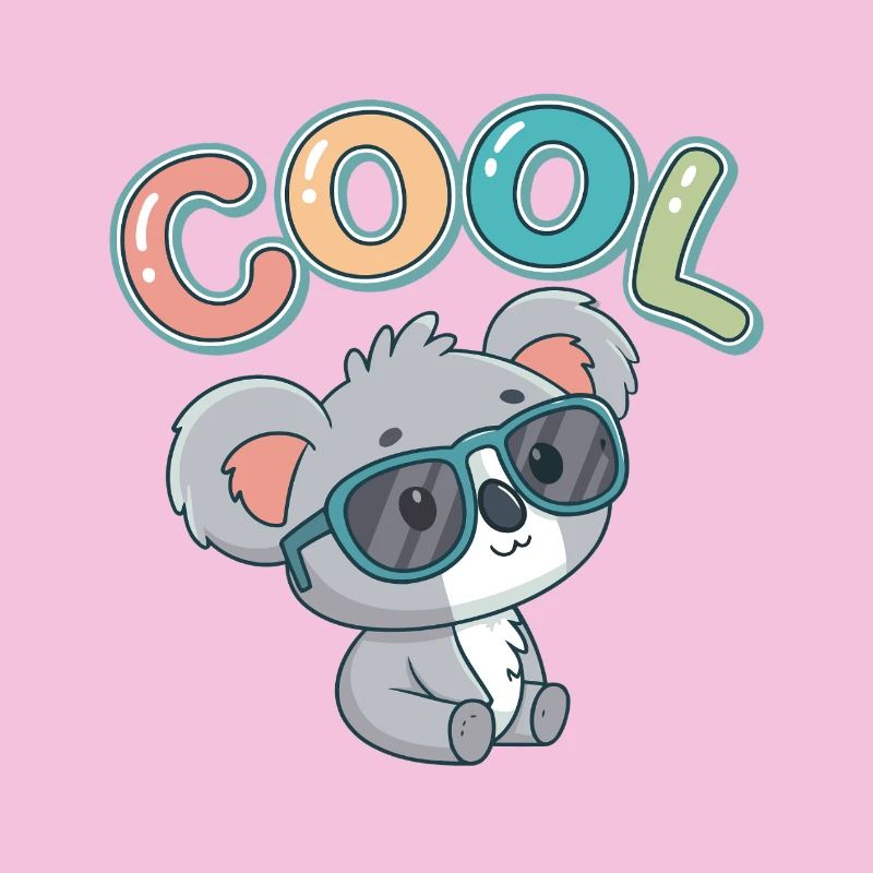 Koala Cool Pastell-Gläser
