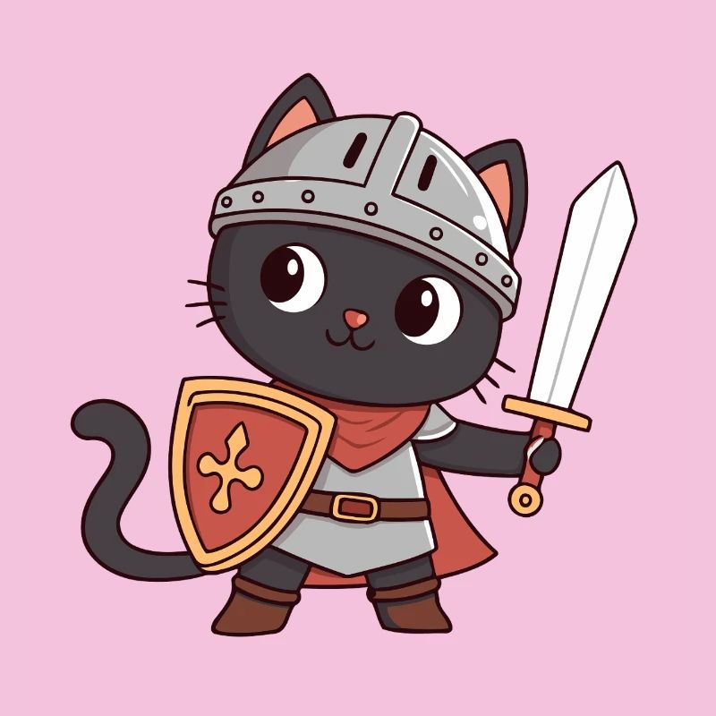 Chat Noir Chevalier