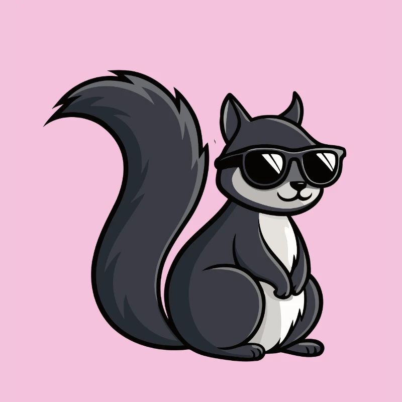 Coole Eichhörnchen-Dunkle Brille