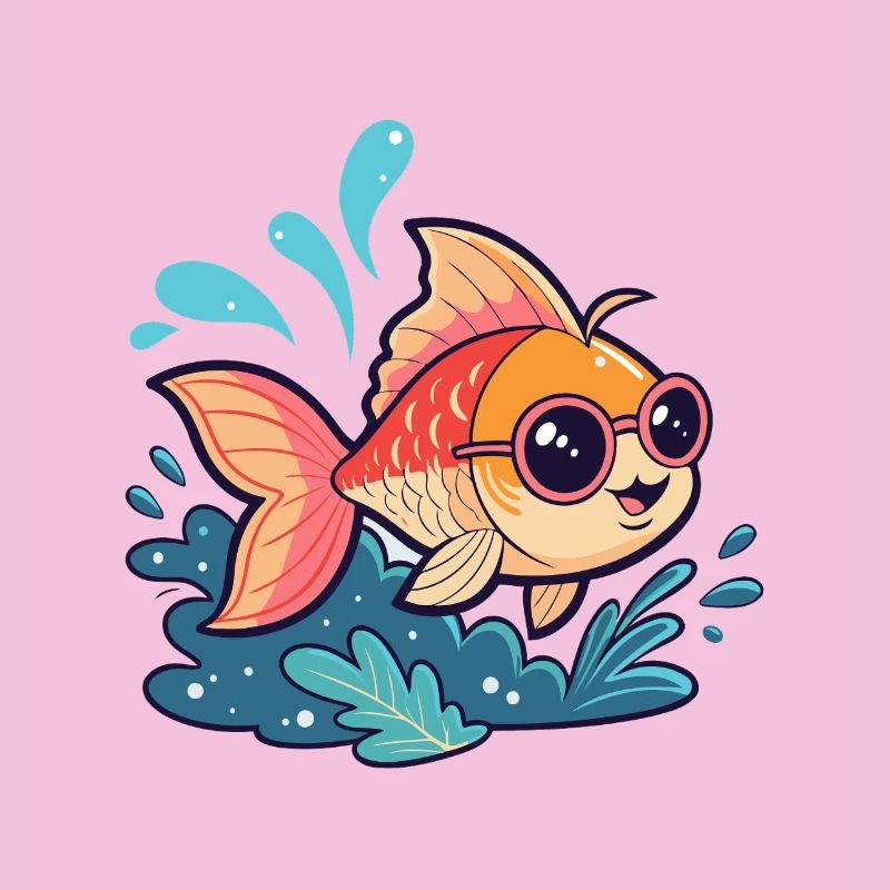 Fish Splash Sonnenbrille