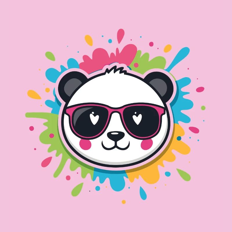 Panda Pop Farb-Spritzbrille