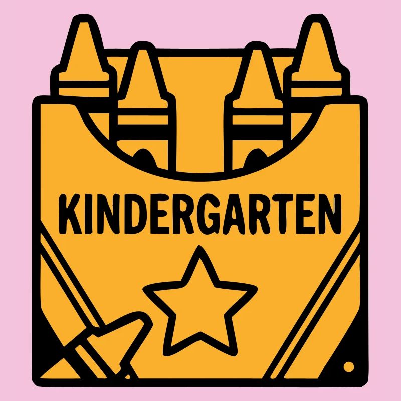 Wachsmalstifte Kindergarten Logo