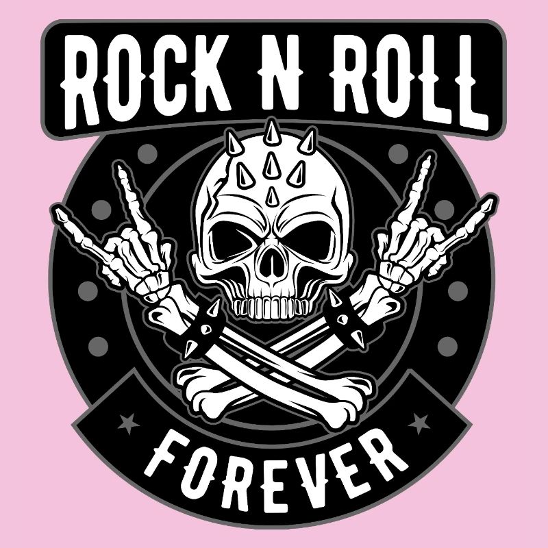 Écusson du Crâne du Rock N Roll