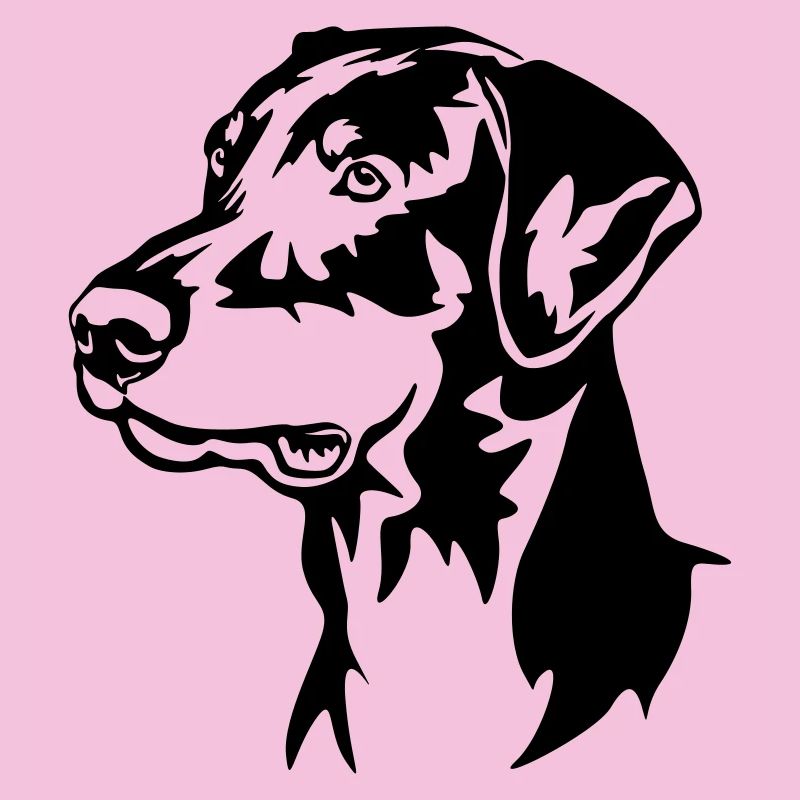 Dobermann Kopf