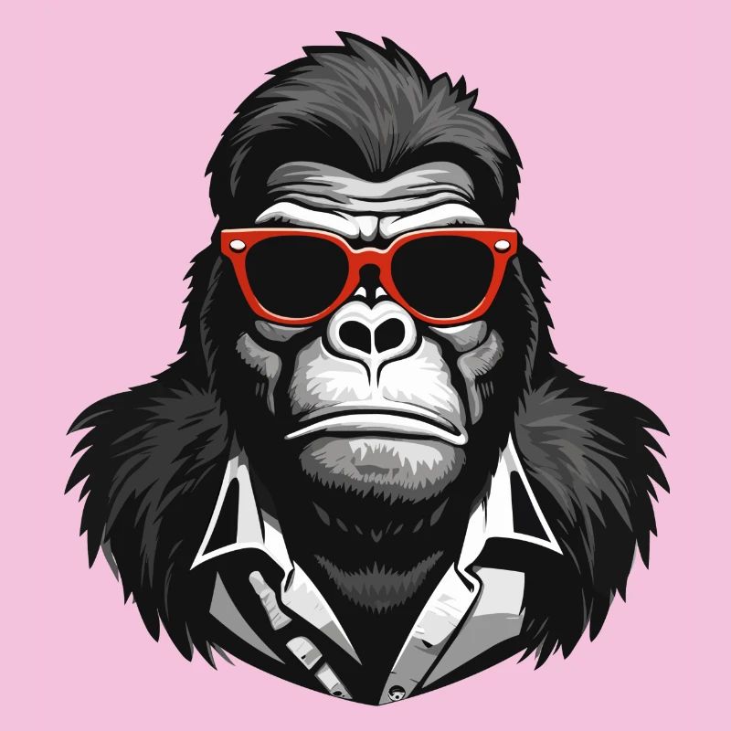 gorilla, monkey, primate