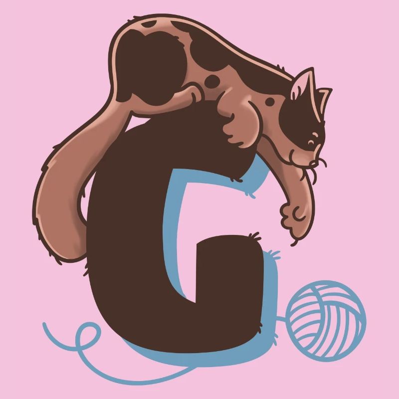 Katze Buchstabe G