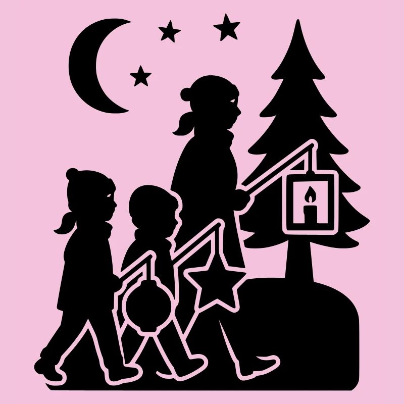 Lantern Running Kids