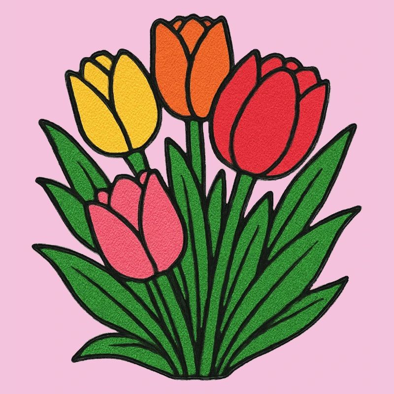 Tulip Patch Blüte