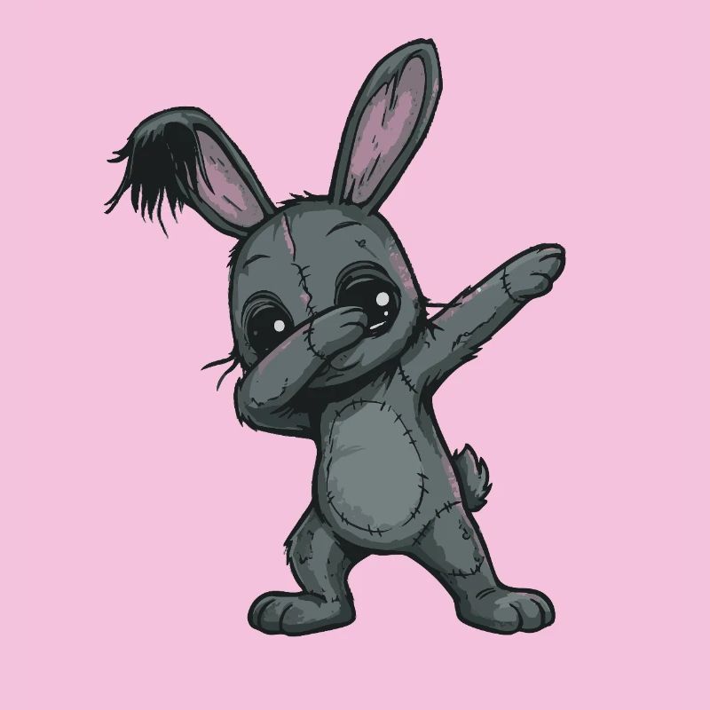 Patchwork Bunny Doodle