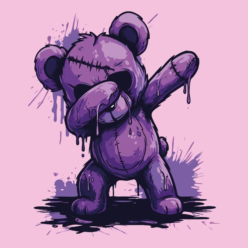 Zombie Teddy Dab