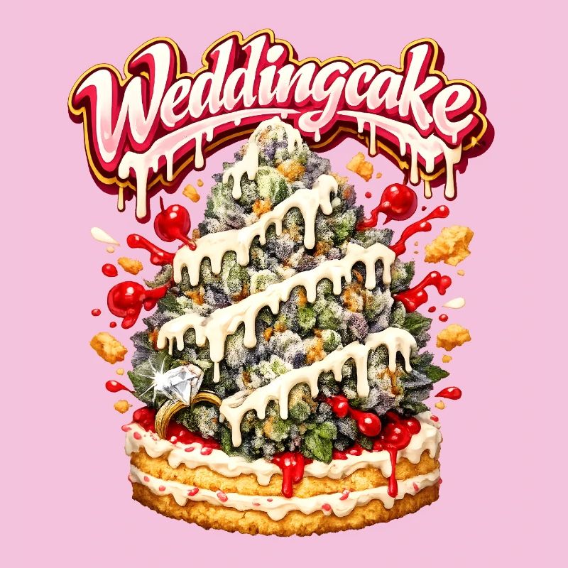 Wedding Cake Graffiti Bud Art Print