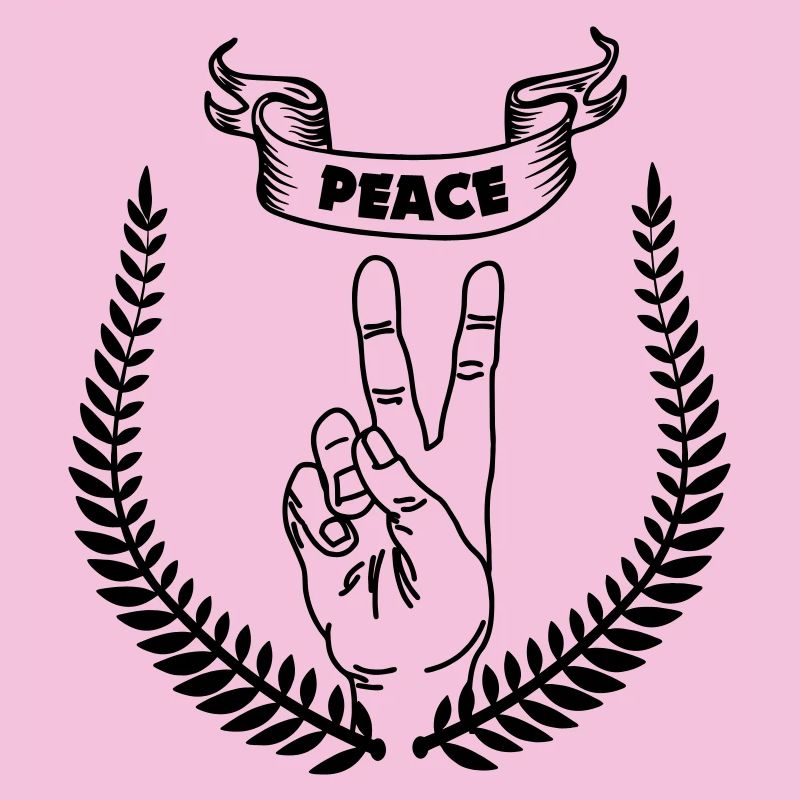 Handgeste Frieden FRIEDEN 2