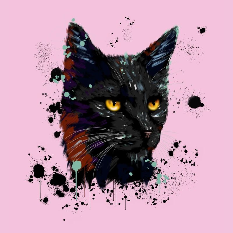 Aquarelle de chat