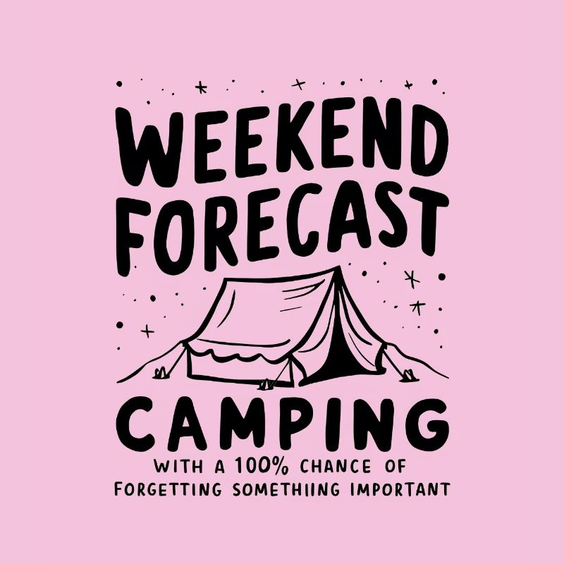Prévisions de camping pour le week-end