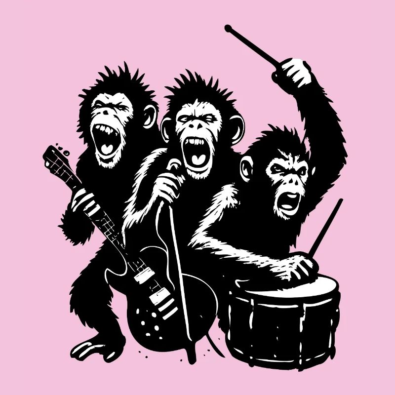 Expressive Monkey Rock Band | The Monkey Dance