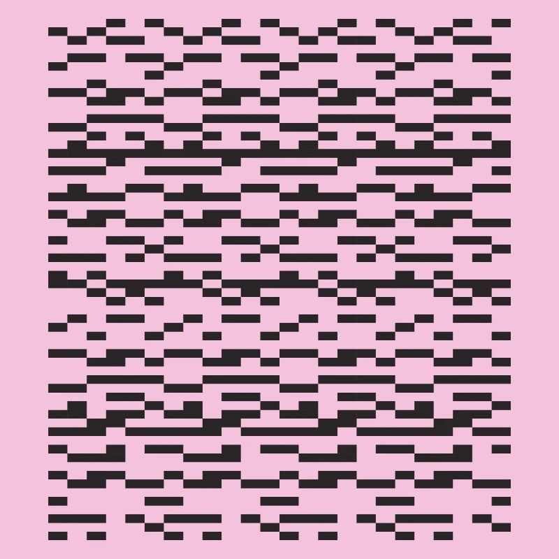 Noir Stripe pixeliges Glitch Grid