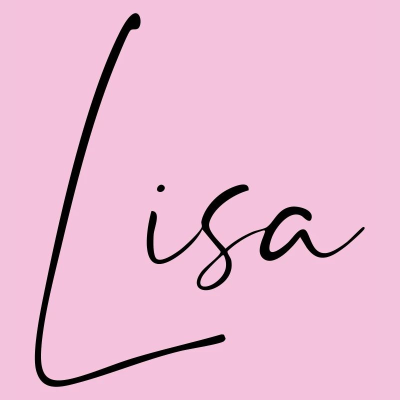 lisa / handschrift name design