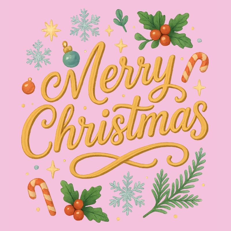 Lettrage de joyeux Noël