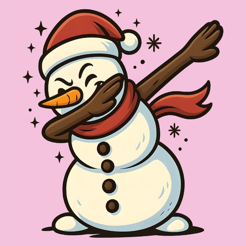 Dabbing Schneemann