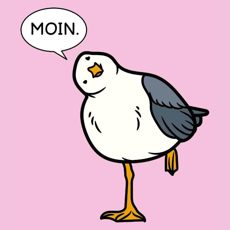 Moin Möwe – North German greeting with humor