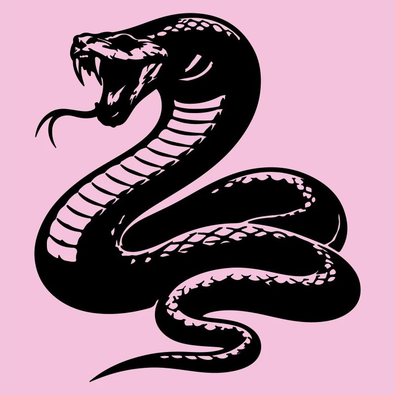 Schlange Python Silhouette