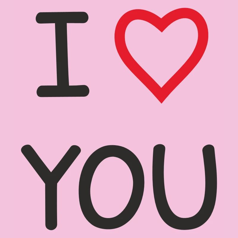 I ❤️ You – Doux Love Text Design