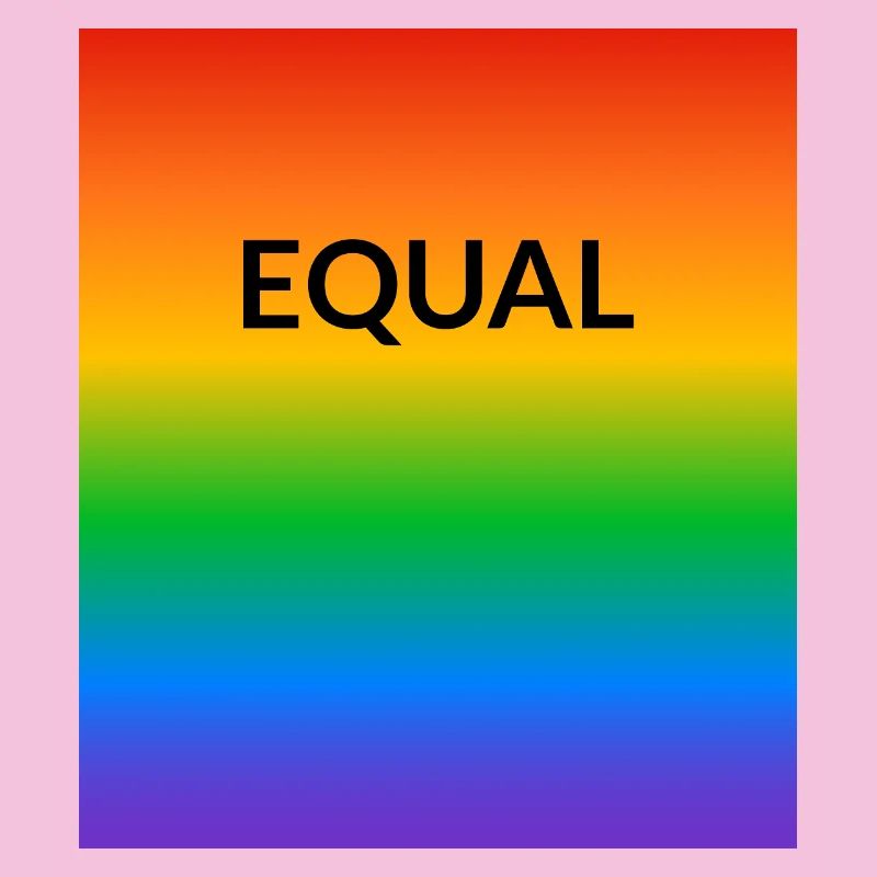 Rainbow Equal LGBT Pride Monat