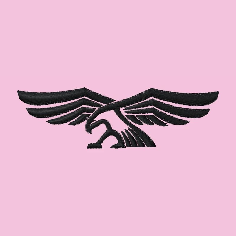 Aigle brodé