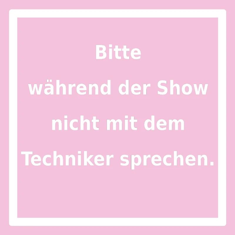 Warnhinweis: Techniker. (weiss)