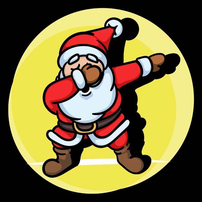 Cool Dab Dabbing Père Noël Noël