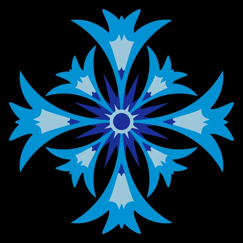 stilisierte Kornblume