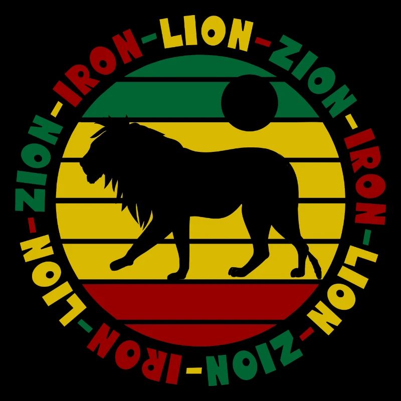 Iron Lion Zion Rastafari Reggae Löwe