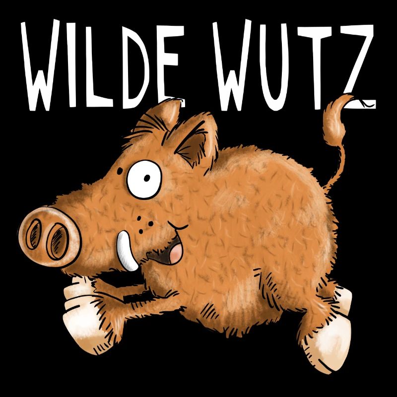 Wilde Wutz - Wildschwein - Wildsau - Geschenk