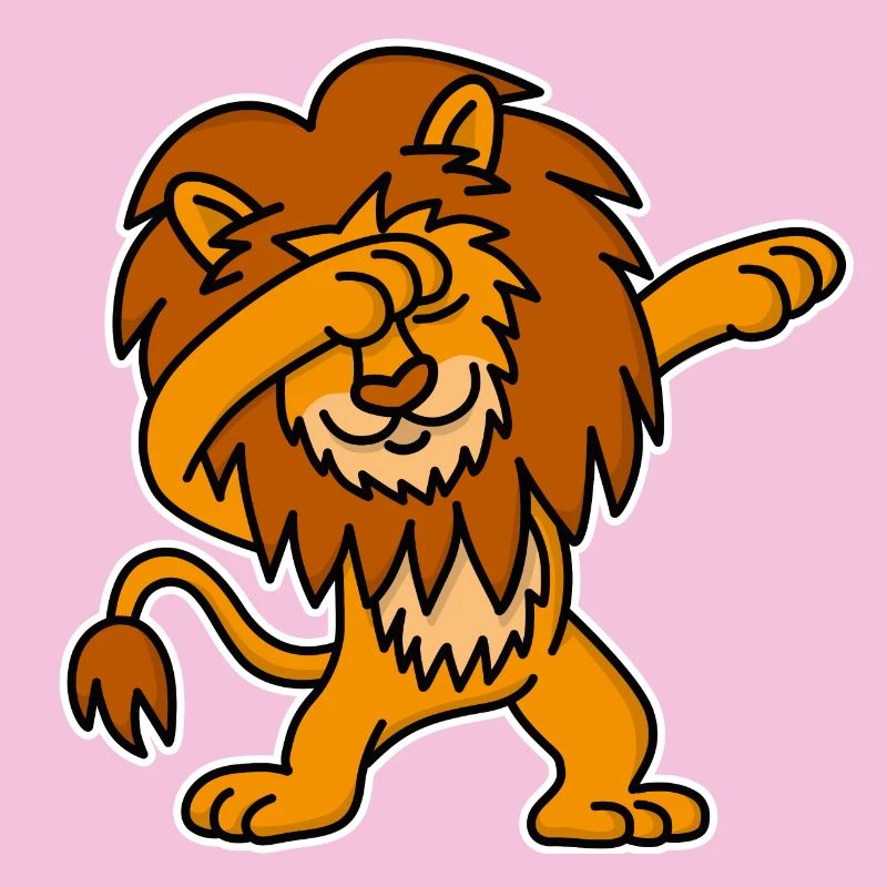 Dab dabbing Lion Danse marrant gamins cadeau